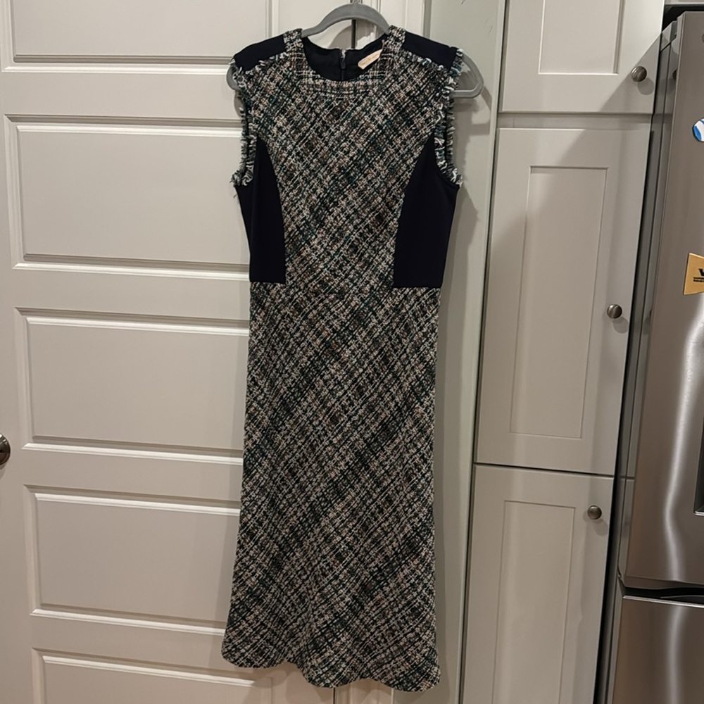 Tory Burch tweed midi dress size 6